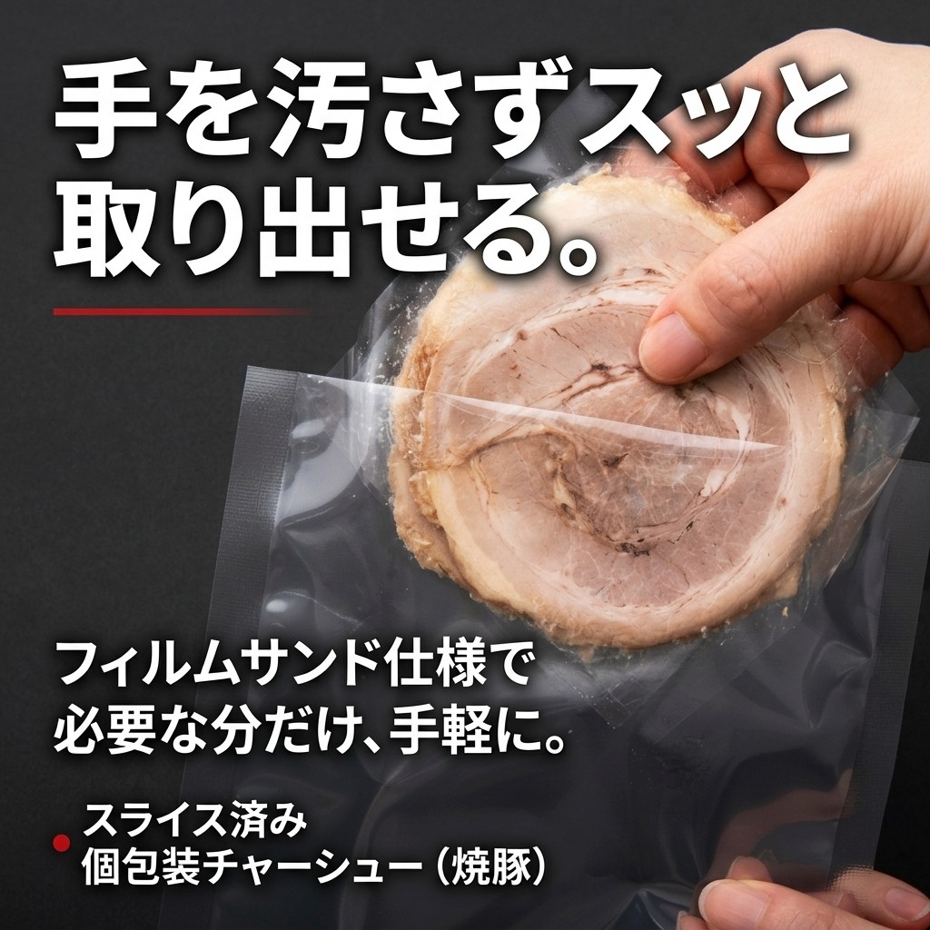 スライス済み個包装チャーシュー LP画像 3